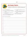 7th grade essay writing worksheets Bio Poem: Pilgrim