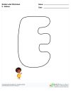 Bubble Letters Balloon E