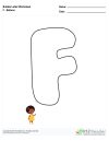 Bubble Letters Balloon F