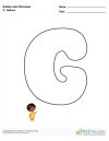 Bubble Letters Balloon G