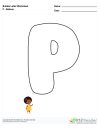 Bubble Letters Balloon P