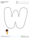 Bubble Letters Balloon W