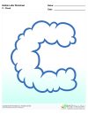 Bubble Letters Cloud C