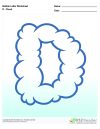 Bubble Letters Cloud D
