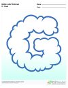 Bubble Letters Cloud G
