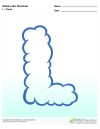 Bubble Letters Cloud L