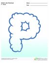 Bubble Letters Cloud P