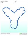 Bubble Letters Cloud Y