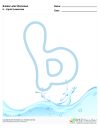 Bubble Letters Liquid Lowercase b