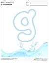 Bubble Letters Liquid Lowercase g