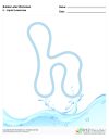 Bubble Letters Liquid Lowercase h