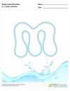 Bubble Letters Liquid Lowercase m