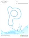 Bubble Letters Liquid Lowercase p