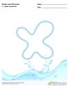 Bubble Letters Liquid Lowercase x