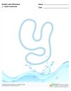 Bubble Letters Liquid Lowercase y