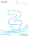 Bubble Letters Liquid Lowercase z