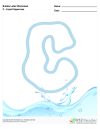 Bubble Letters Liquid Uppercase C