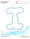 Bubble Letters Liquid Uppercase I