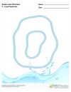 Bubble Letters Liquid Uppercase O