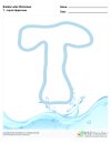 Bubble Letters Liquid Uppercase T
