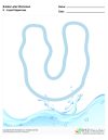 Bubble Letters Liquid Uppercase U