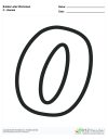 Bubble Letters Slanted O