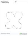 Bubble Letters Trace and Color Lowercase x