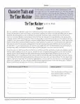 Free, Printable Character Traits Worksheet - The Time Machine