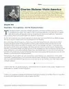 reading worksheets high school Charles Dickens Visits America