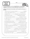 5th grade homophones worksheet Choose the Correct Homophone