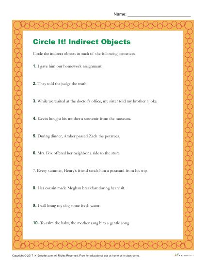 direct-object-and-indirect-object-worksheets