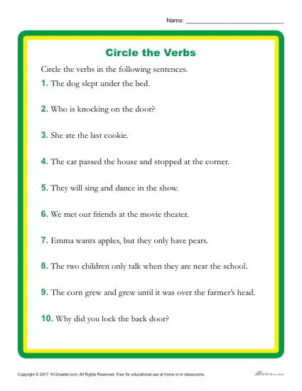 circle-the-verbs-printable-2nd-3rd-grade-grammar-activity