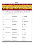 Collective Noun Worksheets - Animal Match