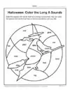 halloween reading worksheets 5th grade Halloween: Color the Long A Sounds Activity