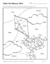 Color the Nouns: Kite