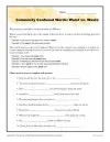Waist vs Waste - Commonly Confused Words Practice Worksheet