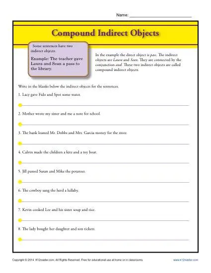 compound-indirect-object-worksheet-activity