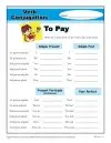 Verb Conjugation: To Pay