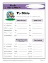 Verb Conjugation: To Slide