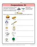 Conjunction Worksheets | Conjunction Lessons and Conjunction Definition