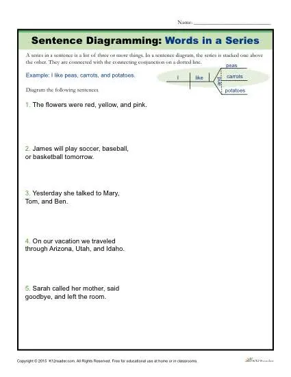 sentence-diagramming-activity-words-in-a-series