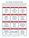 Fact and Opinion Worksheets - The Battle of the Cards Activity