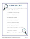 using quotation marks worksheets punctuation activities