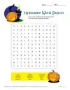 Halloween Word Search Activity