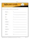halloween reading worksheets 5th grade Halloween Words Activity: Alphabetical Order