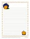 good copy writing paper printable Halloween Writing Paper