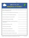 Simile and Metaphor worksheet