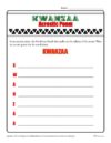 Kwanzaa Acrostic Poem Activity