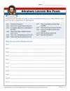 7th grade essay writing worksheets Abraham Lincoln Bio Poem