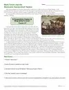 Reading Comprehension Worksheet Activity - Mark Twain and the Homesick Connecticut Yankee